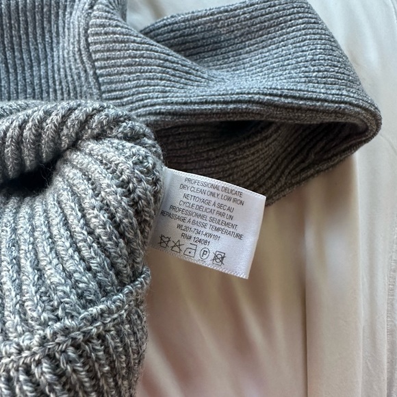 Proenza Shoulder Gray Wool Sweater Sz SMALL - Picture 5 of 7